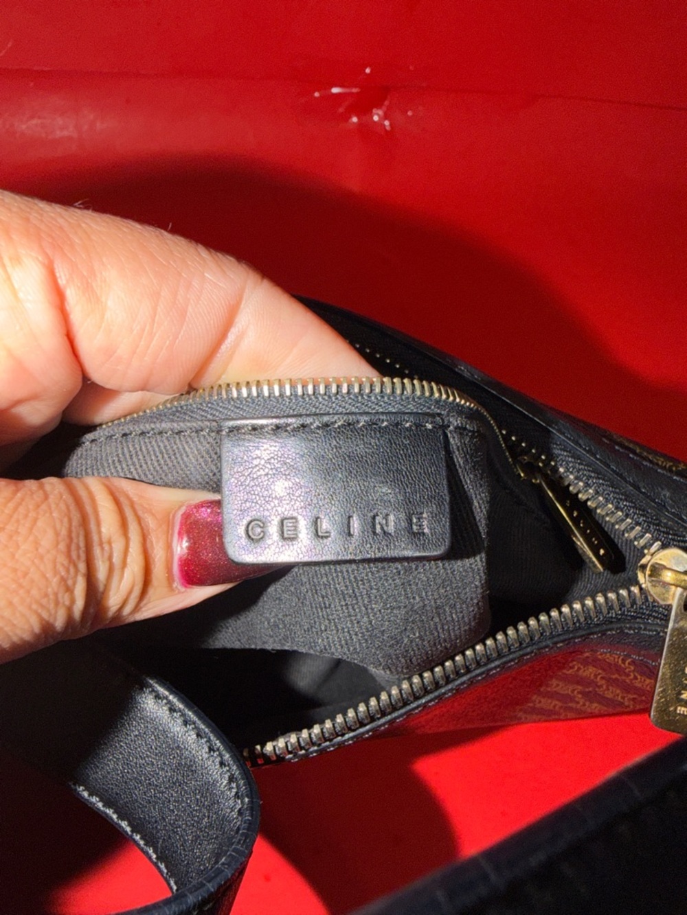 🛑SOLD🛑CELINE Macadam Pattern Shoulder Bag - Picture 11 of 12